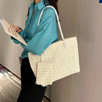 Designer Women Handbags Fashion Large Capacity Straw Tote Bag Summer Beach Bag Casual Bali Big Purse