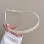 1pc Ladies Non-Clamping Ear Bone Hair Accessories Acetic Acid Headband Headband High-End Hairband Girls 2025 New Summer Elegant