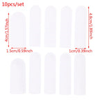 10 Pcs Silicone Finger Cot Gel Finger Protector Fingers Brace Support Gloves For Feneral toe / finger protection