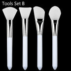 10/5/3/1pcs Facial Mask Bowl Mixing Bowl Acrylic Oil Bowl Set Face Mud Mixing Brush Applicator Beauty Salon DIY Skin Care Tools