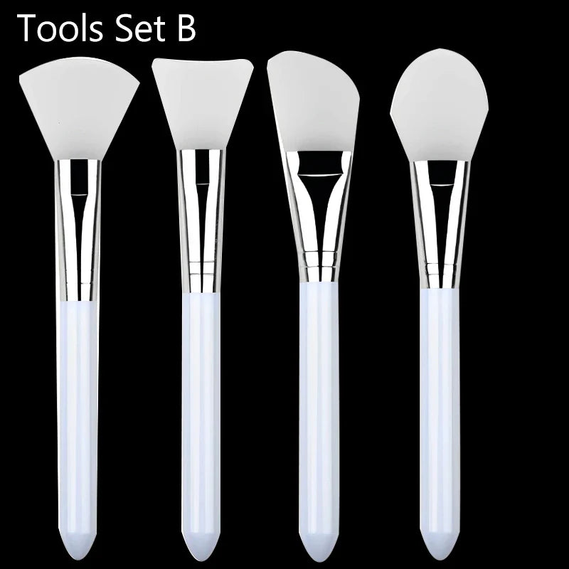 10/5/3/1pcs Facial Mask Bowl Mixing Bowl Acrylic Oil Bowl Set Face Mud Mixing Brush Applicator Beauty Salon DIY Skin Care Tools