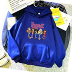 Bratz Letter Printed Plus Size Woman Hooded Sweatshirt Women Hoodie Hip Hop Long Sleeve Streetwear Unisex Male Clothes Tops