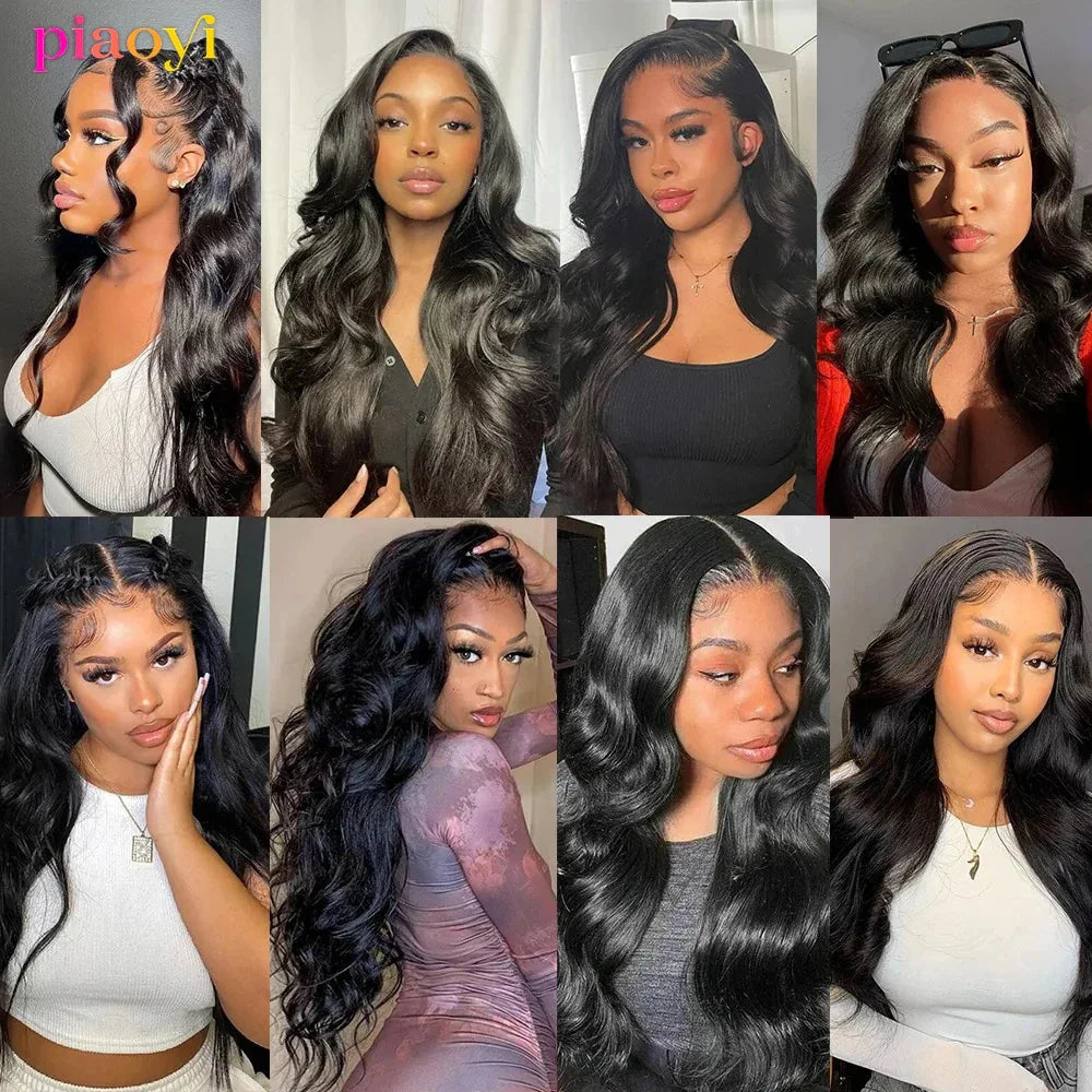 Body Wave Bundles And Closure Human Hair Bundles With Closure 20 22 24 Inch  Raw Human Hair Weave Extensions Closure Human Hair