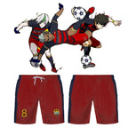 Blue Lock Anime FC Barcha Team Uniform BACHIRA Youth Football Training Breathable Quick-dry Shorts Unisex Sports Short Bottoms