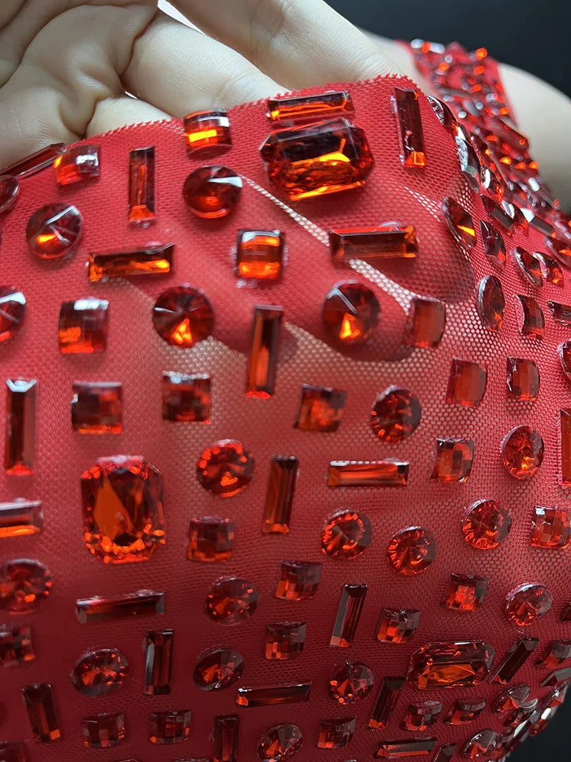 Diamonds Wedding Dress for Women Goddess Senior Photoshoot Props Homecoming Celebrate Birthday party dress New Year's Dress