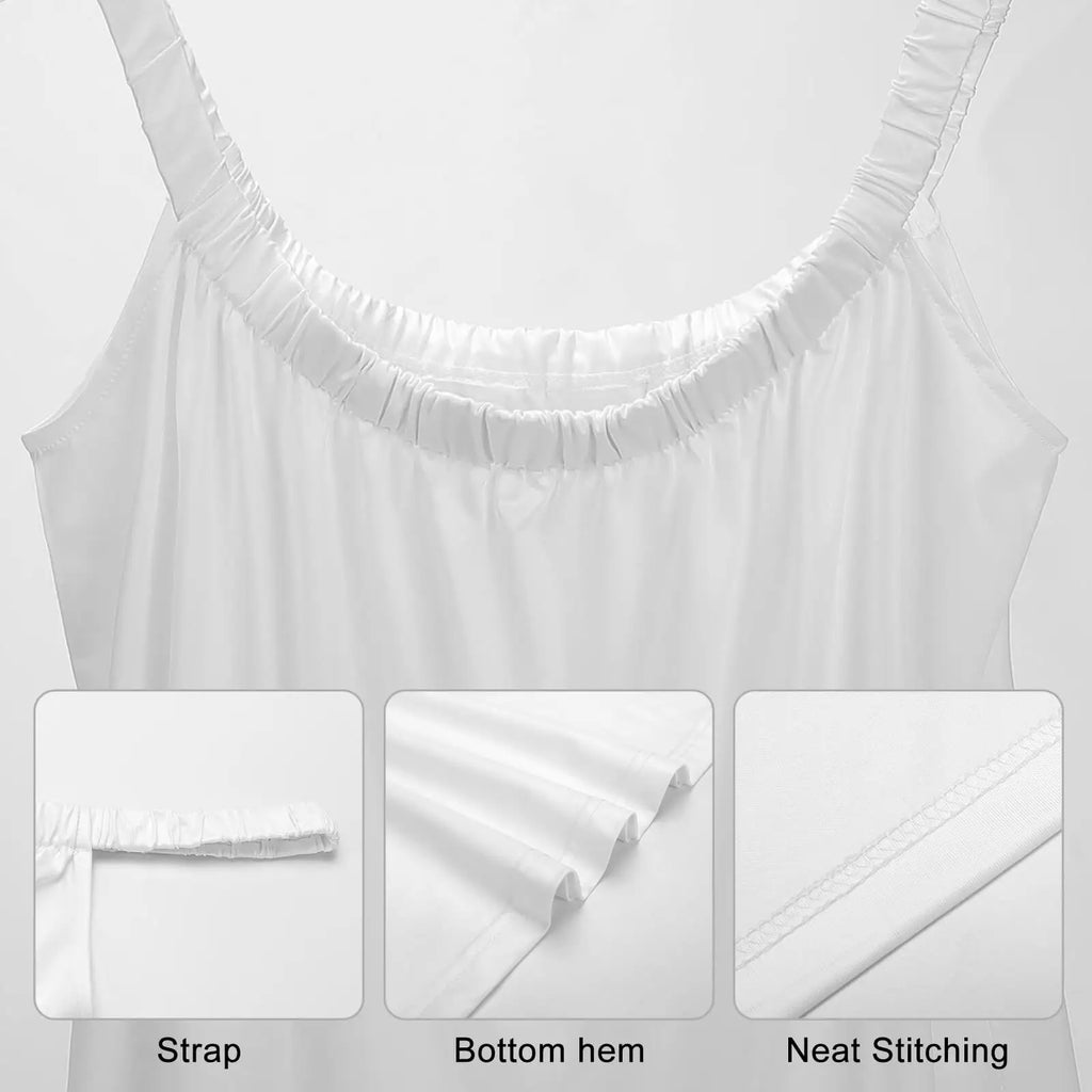 Ethnic Style Women's Slip Dress Bohemain Beach Skirt Summer Woman Casual Clothing Daily Wear Loose Dresses Lady Cool Holiday Top