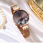 CURREN Brand Fashion Women Watches Stainless Steel Ultra Thin Quartz Watch Woman Romantic Clock Women's Watches Montre Femme