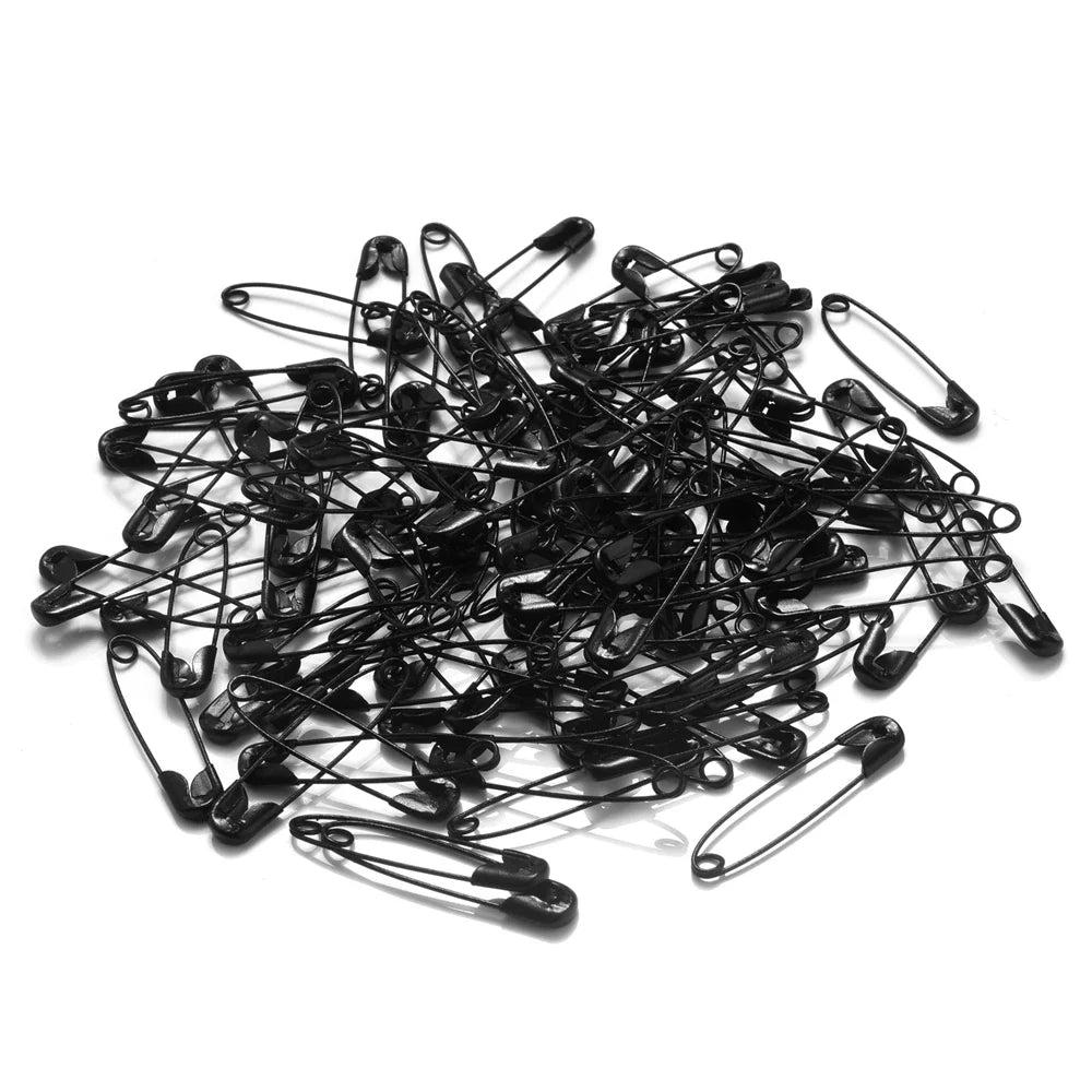 30pcs 6x30mm Colorful High Quality Safety Pins Paper Clip DIY Sewing Tools Metal Needles Large Safety Pin Brooch Accessories