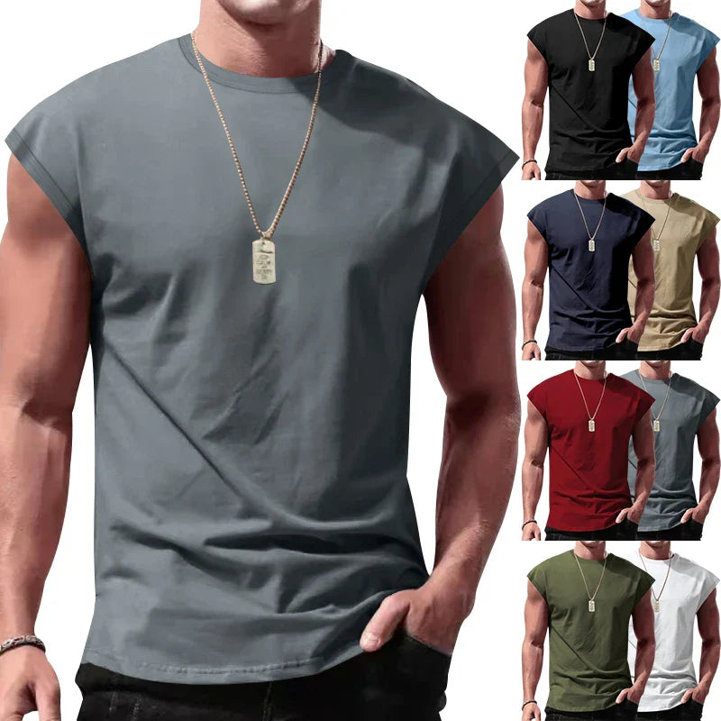 2024 men's casual sports breathable fast dry muscle vest