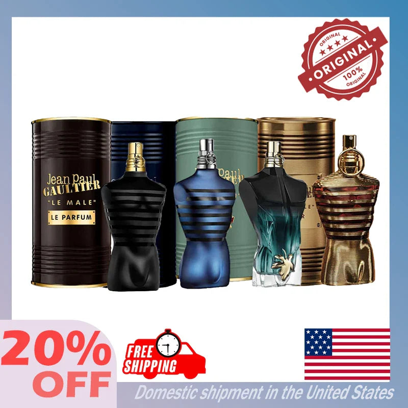 125ML Original Jean Paul Gaultier High Quality Men's Perfume Charm Cologne Pheromones Attract Sex Light Deodorant Long-lasting