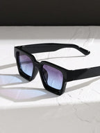 1/2 PC S Classic Fashion Square Plastic Frame Women Sunglasses For Men Daily Life Shades Eyewear Accessories.