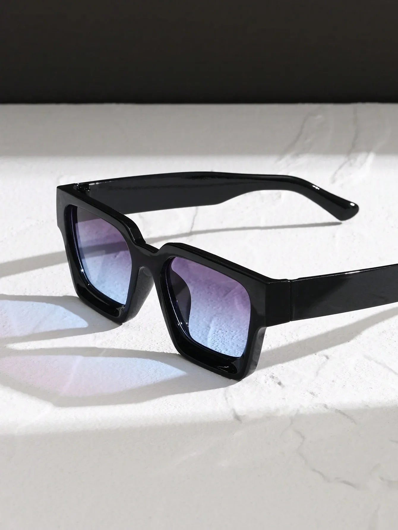 1/2 PC S Classic Fashion Square Plastic Frame Women Sunglasses For Men Daily Life Shades Eyewear Accessories.