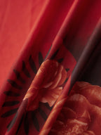 Combhasaki Womens Summer Beachwear Y2K Halter Deep V-Neck Sleeveless Backless Flower Tie-dye Print Bodycon Slim Short Mini Dress