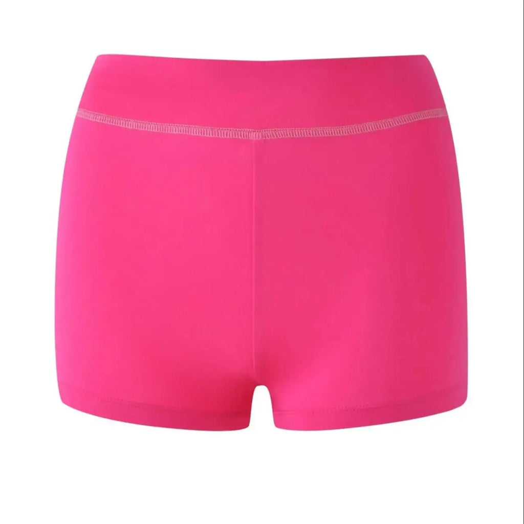 25 Summer New Shoulder Letter Printed Bright Thread Design Slimming Hooded Zipper Short Coat Shorts Set for Women