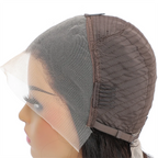 13x4 lace 1b99 1b4 black color short straight 8inch 150% density  pixie cut human hair wig daily party mother's day gift wig