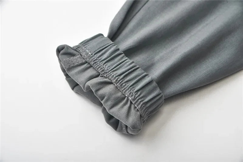 2022 New Solid Jogger Women's Cargo Pants Multi-Pocket Drawstring Elastic Waist Women Sports Pants Streetwear Casual Long Pant