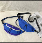 Casual Waterproof Chest Bags Large Capacity Crossbody Bags Korean Fashion Waist Bag Fanny Pack for Women Men's Travel Bag Banana