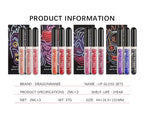 3pcs Glitter Lipstick Set Waterproof Sexy Blue Purple Black Lip Gloss Shiny Lip Tint Halloween Lip Makeup Tool Korean Cosmetics