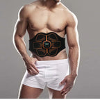 Abs Trainer EMS Abdominal Muscle Stimulator Electric Toning Belt USB Recharge Waist Belly Weight Loss Home Gym Fitness Equiment