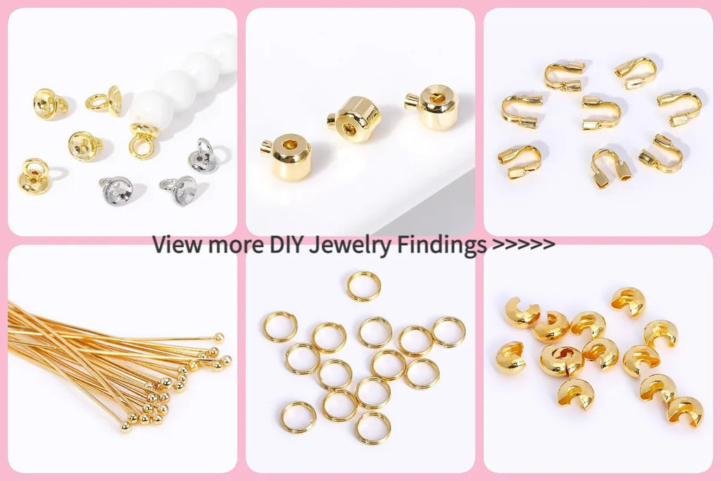 18K Gold Plated Split Rings Connecting Ring Brass Open Jump Rings Accessories For Jewelry DIY Jewelry Material Wholesale
