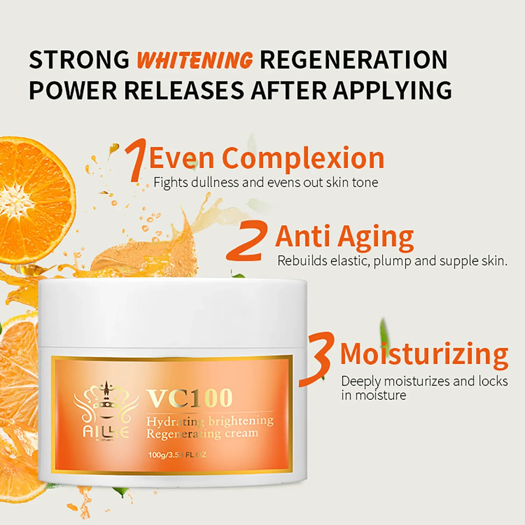 AILKE Vitamin C Whitening Kit For Women, Even Skin Tone, Clean Skin, Moisturizing, Anti Wrinkle & Aging, Glow Skin Set