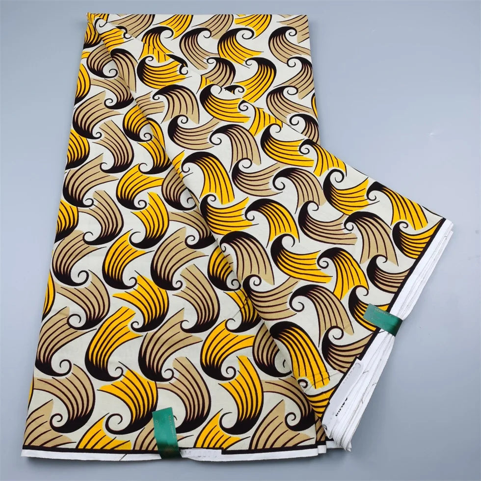 Classical Veritable Wax Guaranteed Real wax print fabric dutch hollandais pagne africa Dress 100% cotton 6yards