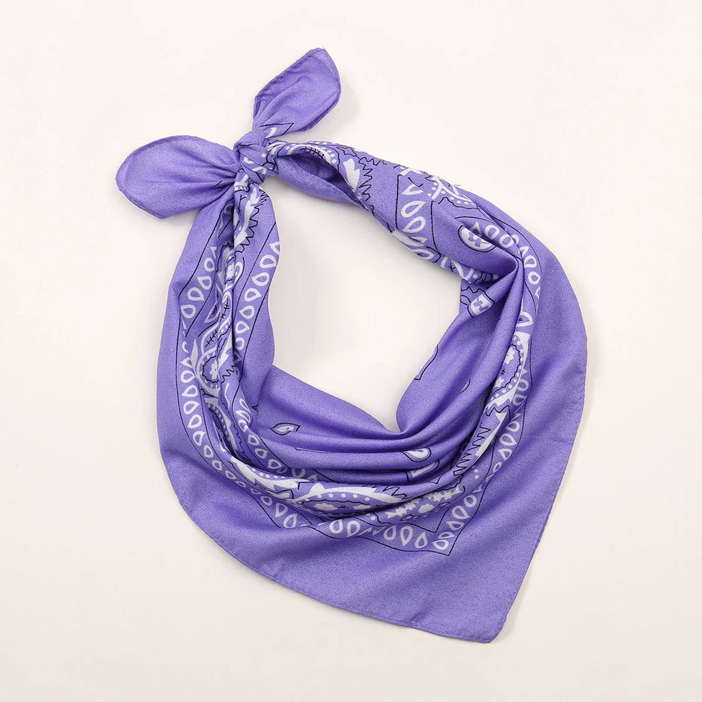 Bohemian Print Bandana Paisley Printed Headbands Hiphop Kerchief Outdoor Unisex Headband Wrist Wraps Face Mask Handkerchief