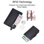 Anti Thief Rfid Credit Card Holder Wallet Men Women Smart Minimalist Wallets Slim Bank Cardholder Case Bag Purse Carteras Choice