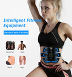Abdominal Muscle Trainer Electric Press Simulator Massager ABS Smart Arm and Hip Abs Stimulating Belt