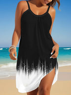 2024 Women's Summer Sleeveless   Print Casual Dress Summer Dress for Holiday Women Clothing