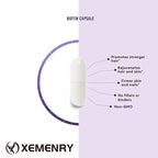 Biotin 10,000mcg - with Coconut Oil Vitamin for Hair Growth, Natural Hair, Skin and Nails - Non-GMO