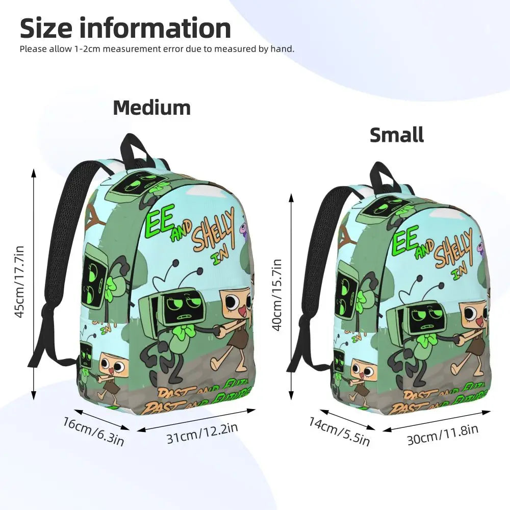 Dandys World Cool Backpack Lightweight High School Hiking Travel Game Logo Daypack for Men Women Laptop Computer Shoulder Bag