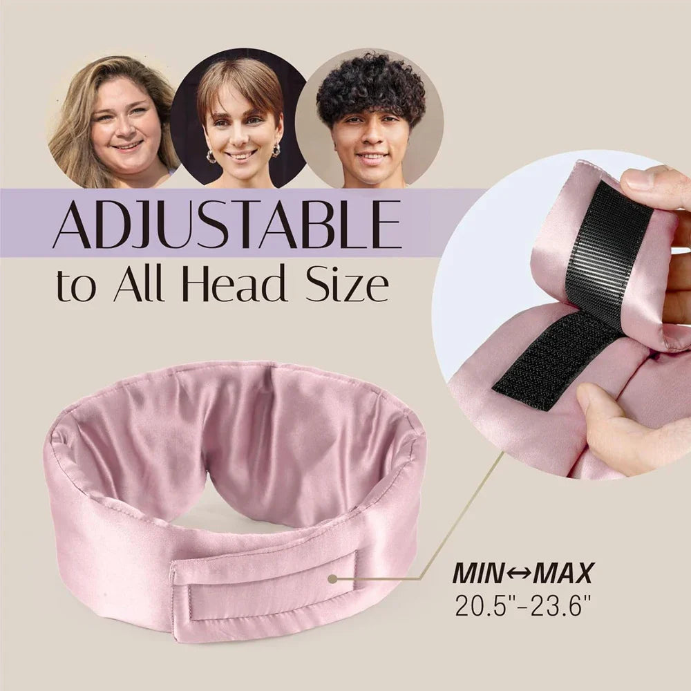 100% Mulberry Silk Sleeping Mask Eyepatch Blocking Light Eyemask Soft Padded Travel Sleeping Aid for Sleep Patch Slaapmasker