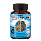 2200 mg Brain Booster with Vitamin B6, B12 supplement to support memory, mental clarity and immune system health.