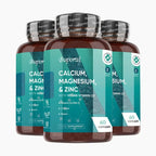 Calcium, Magnesium, Zinc and Vitamin D Supplement - Supports Immune System and Bone Health and Enhances Nutrient Absorption