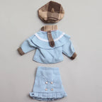 Cartoon Style Clothes Suit for 1/6 Bjd Doll Accesssories for 30cm Baby Doll Dress Up Toys for Children