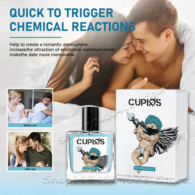 10ML/50ML Cupids Original Hypnosis Pheromone Perfume Infused Cologne For Men Pheromone Perfume For Men Fragrance Attract Women