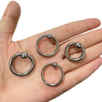 ASTM F136 Titanium Captive Bead Rings PIERC Nose Ring large size Earring 12G 2mm 3mm BCR Hoop Rings punk Piercing Body Jewelry