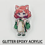 Custom Acrylic Brooches Popular Fashion Clothing Bags Accessories Kids DIY Personalized Design women fathers day gifts Pins