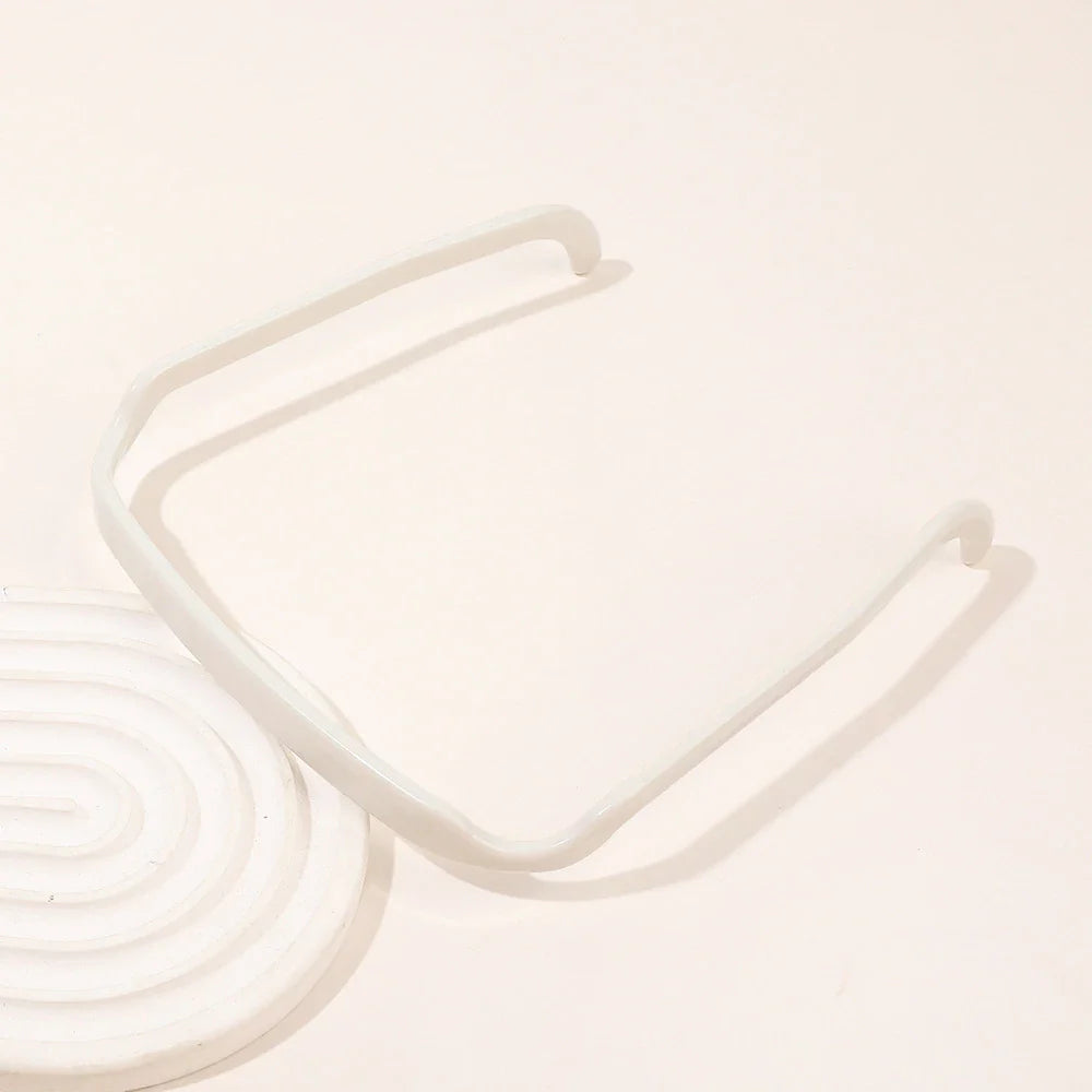 1/3pcs Women Square Glasses Headband Coloful Invisible Fixed Hair Clips Wave Curly Hair Ties Temples Headband Accessories