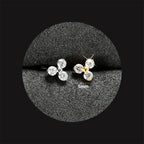 1PC ASTM F136 Titanium Flower CZ Labret Stud Internal Thread Piercing Lip Stud Daith Conch Earring Piercing Jewelry Wholesale