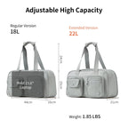 AJI Women Travel Bag Nylon Handheld Travel Bag Carry On Luggage Bag Large Capacity Weekender Gym Sport Holdall Overnight Bag