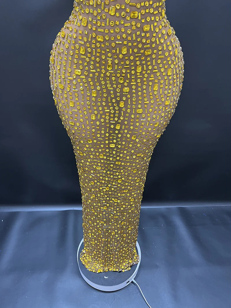 Diamonds Wedding Dress for Women Goddess Senior Photoshoot Props Homecoming Celebrate Birthday party dress New Year's Dress