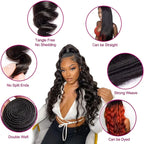 3 Bundles 1618 20 Inch Unprocessed Human Hair Loose Wave Double Weft Bundles for Women, Natural Look Volume Versatile Styling