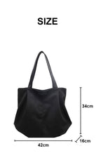Casual Women's Bag New Large Capacity Canvas Tote Bag Lightweight Women Shoulder Bags Simple Style Female Handbags HJ8396