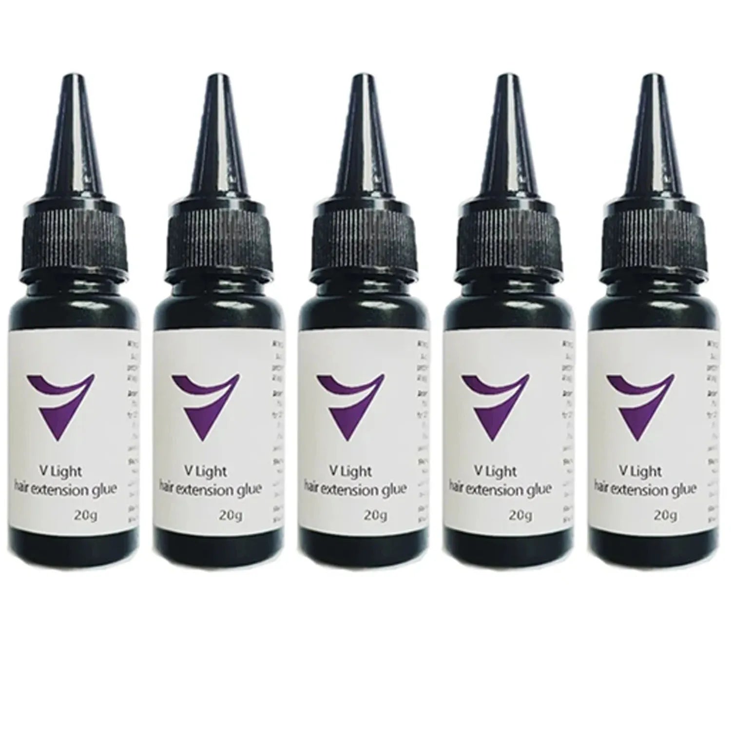 5/3/1PCV-Light Technology Hair Extension Clear Wig glue 20g V-light Traceless tool for tape Hair Extension Fast Grafting Tool