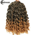1- 5 Packs 8 inch Jumpy Wand Curl Jamaican Bounce Crochet Hair Natural Black Wand Curls Crochet Hair Short Curly Crochet Braids