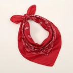 Bohemian Print Bandana Paisley Printed Headbands Hiphop Kerchief Outdoor Unisex Headband Wrist Wraps Face Mask Handkerchief