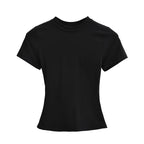 2025 New High Quality Casual T shirt Sexy Slim Short Sleeves Fashion Trend Solid Women Clothing y2k Tops