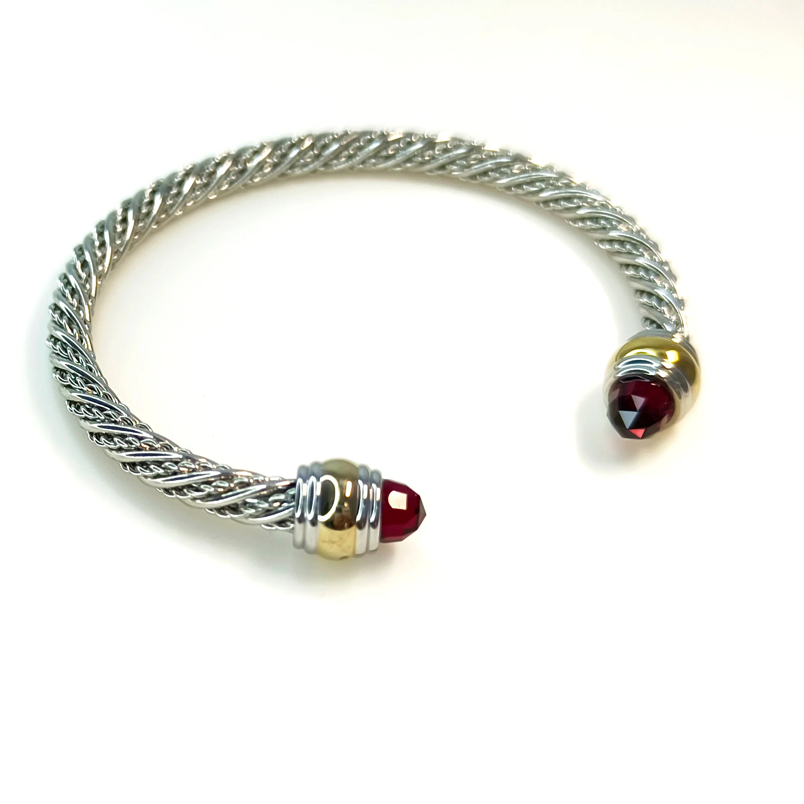 1PC Cable Bracelet for Women Gemstone Open Cuff Bracelet Bangle Bracelet Pearl Bracelet for Girls Best Gift for Women Friend